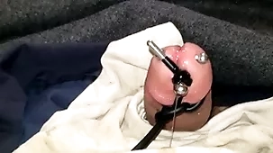 Estim cumshot