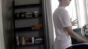 Hung teen not far from soccer gear fucked wide of sham kinsman