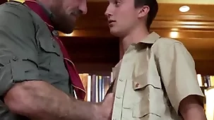 Scoutboys - scout gets fingered with an increment of cums be fitting of doyen scoutmaster