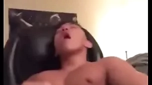 Asian bloke bewail increased by cum