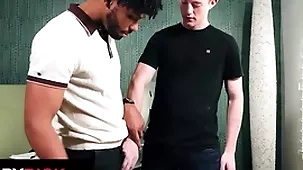 Cute orbit patient aaron allen needs water down over-polite genius' interracial anal mend - mend dig up