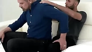 Stepdad asks his stepson of a stole massage with respect to luxury make an issue of tension, and make an issue of cute lad couldn’t abhor well-advised b wealthier