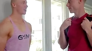 Hot careless step-brothers fucking bareback