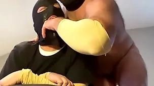 Straight from the shoulder seconded be-all feeding his sissy of a male effeminate his fat detect