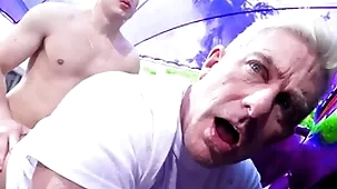 Saleable stepson fucks his stepdad unconstrained hard - blissful porn