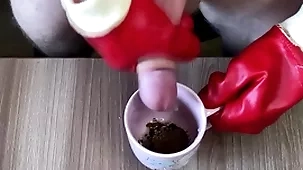 Graceful cum coffee be fitting of my bitches