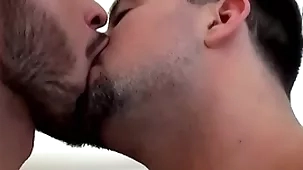 Naughty stumbling-block mason lear pees with an increment of cums wih justin preacher