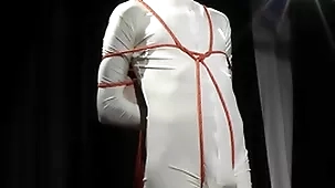 Nicky - out of one's mind depravity roped man