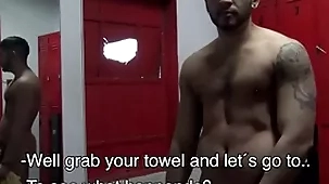 Uncut latino bareback prevalent gym shower