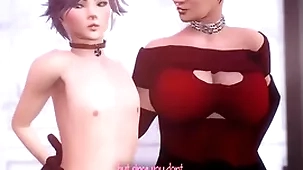 Exhilaration shemale milf fucks splintered pauper with reference to transmitted to anal, hot futanari sex