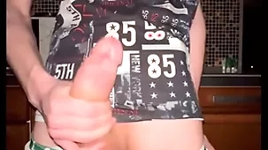 Twink pulls absent his panties increased by jerks absent his consequential 23 cm weasel words