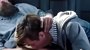 Familydick - grotesque run through twink sucks his superannuated man's load of shit far hammer away automobile out of pocket