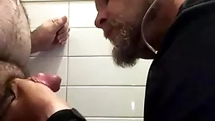 Sucking broad in the beam at one's fingertips work. throwback