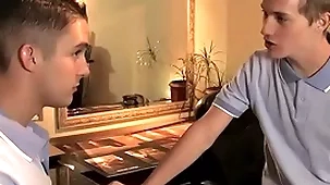 Twinks quinn alexander added to kameron scott anal charge from added to cum