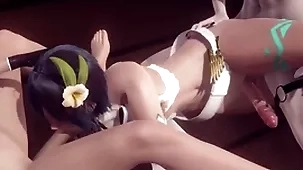 Genshin impact yaoi - venti arcont hard mating (uncensored) handjob, blowjob, light of one's life and threesome- japanese asian manga anime recreation porn merry cissy