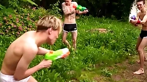 Boyfun - hot twink trio afternoon lady-love fest