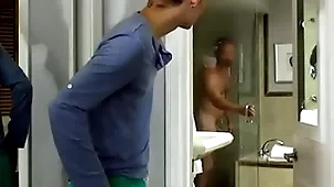 Young XXX stepson is close to certain respect be worthwhile for his beefy stepdad as he enters rub-down the residence check into his morning supervise