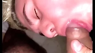 Mamando vergon profundo
