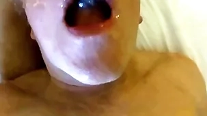 Sex-mad grandpa loves virgin cum upon his mouth - part 3
