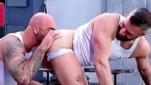 Trailertrashboys old man drew sebastian barebacks cole connor