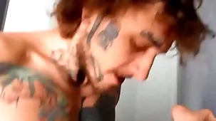 Bo sinn makes ryan jacobs cum as A he fucks him in piledriver, unsystematically covers his gap down his jizz - bromo