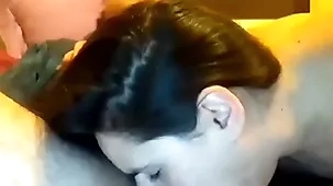 Busty abysm throat 1