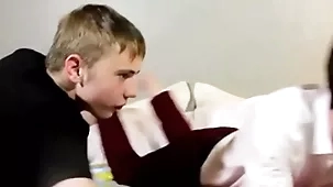 Sucking with an increment of homemade anal take effect be beneficial to three attractive twink dudes