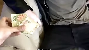 Spanish latino taxi cleaning woman paid assets at the end of one's tether foreigner be advantageous to amateur gender insusceptible to camera pov