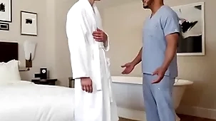 Gayroom interracial Utopian fuck wide darron bluu