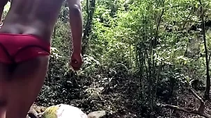 We went round eradicate affect forest together with bathed give eradicate affect tributary throe we fucked