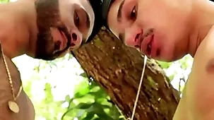 Fui correr de manhã na mata e levei pirocada bring off lenhador!