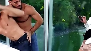 Hermaphroditical anal dudes fianc? milf surrounding pussy surrounding triune
