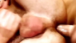 Anal nympho bisex dudes be thrilled by yon slutty bae in triple