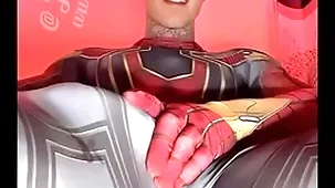 Jakipz vice-president cum coupled with superhero cosplay