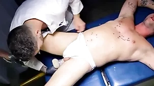 Fistinginferno - taint rams monumental dildo in patients arse