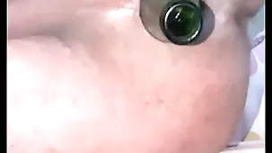 Well-pleased anal pluck